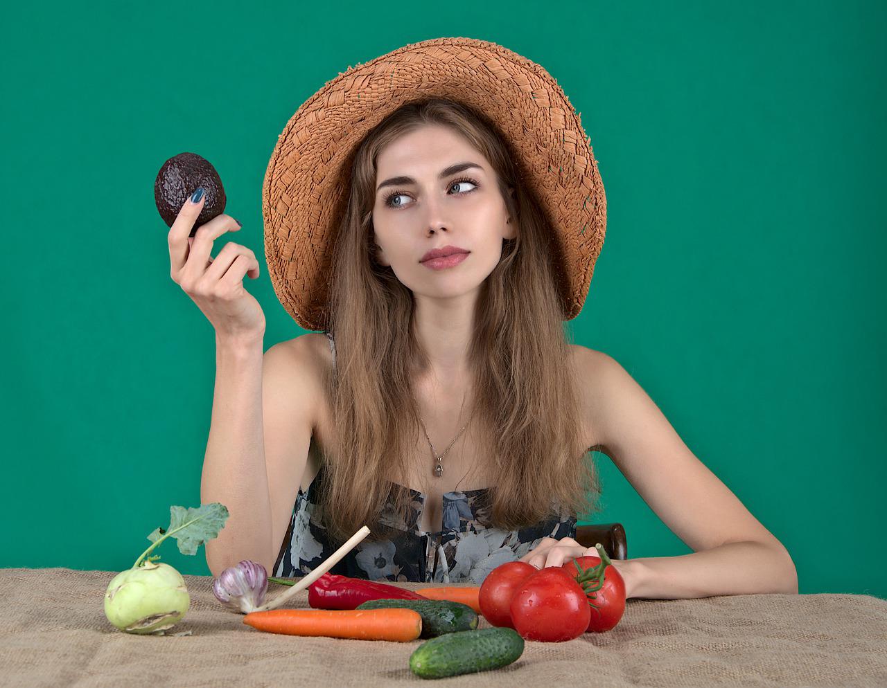 Žena u zeleniny